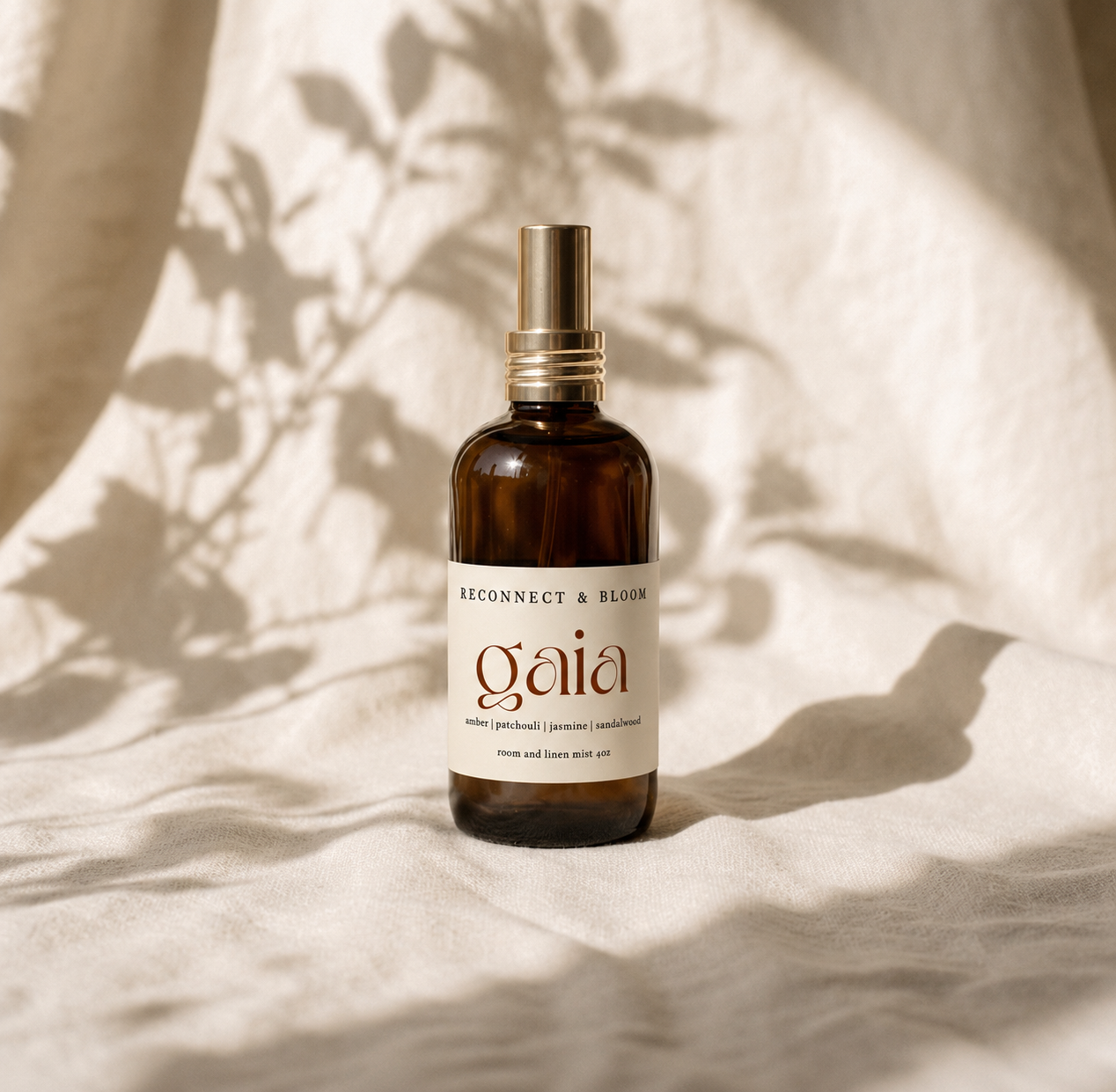Gaia Room spray – Amber Patchouli – Reconnect and bloom