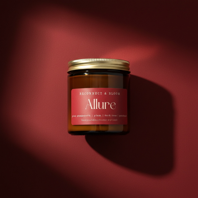 Allure Candle- Velvet Rose